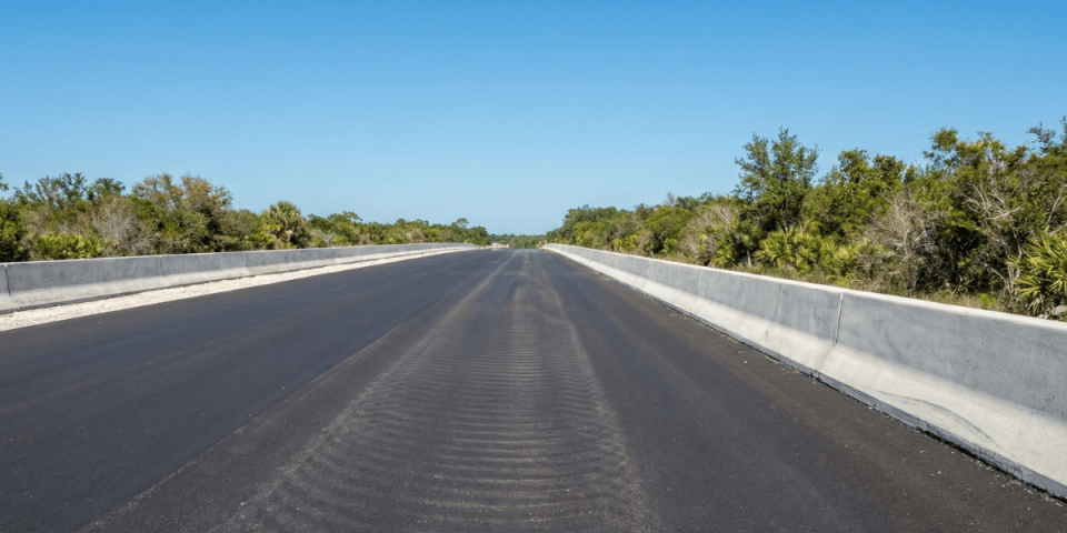 A solar highway with dynamic wireless charging.