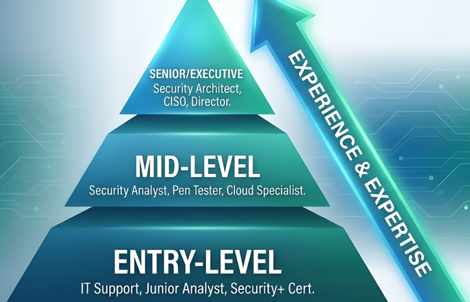 Cybersecurity Career Path Hierarchy: Entry Level to CISO